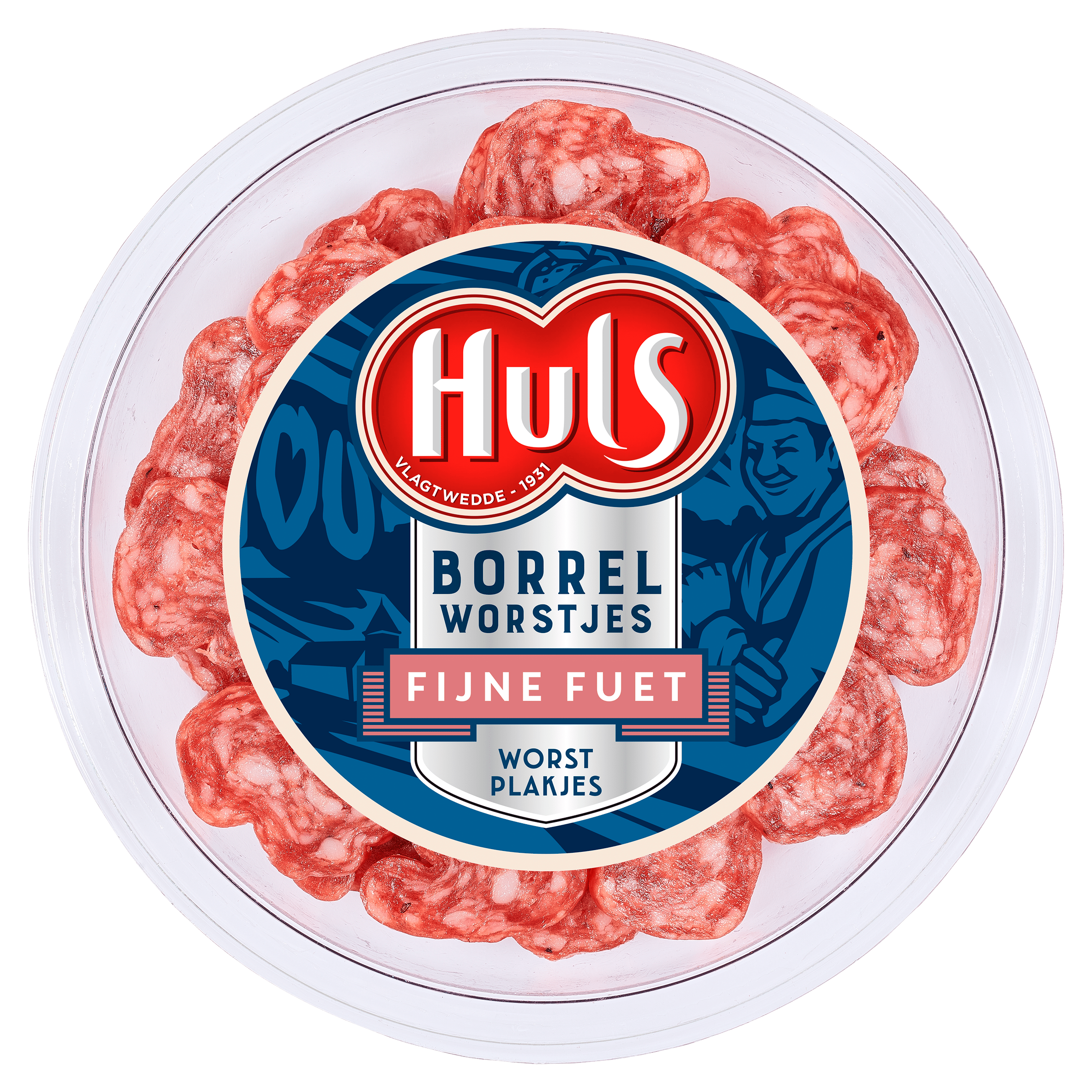 Huls Worstcup fijne fuet Stuk 90 g