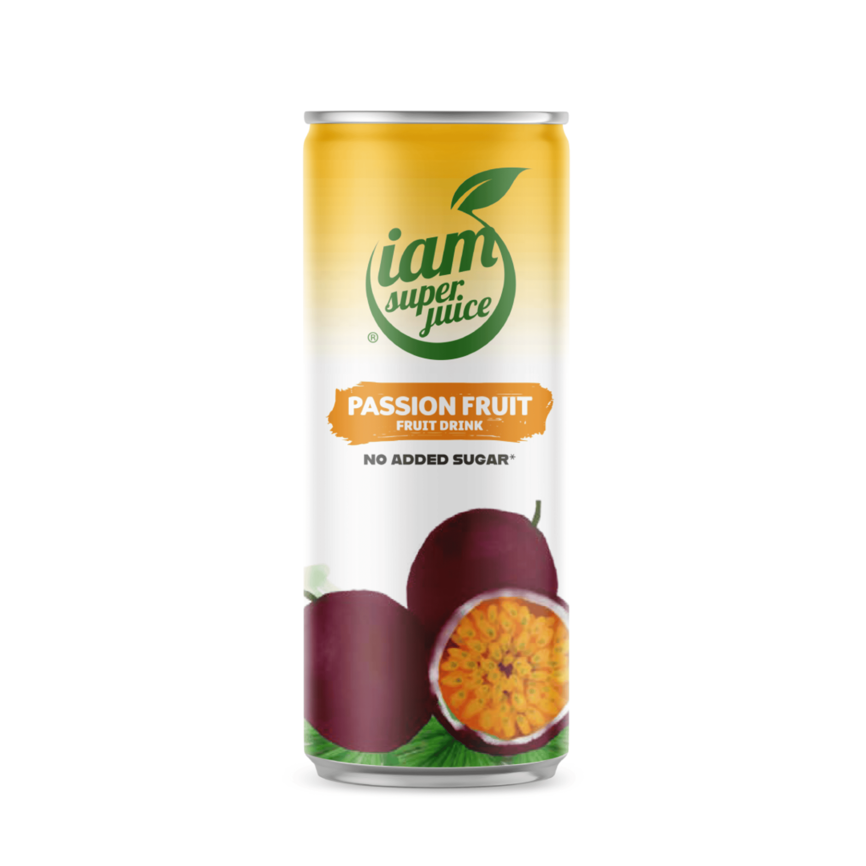 I Am Superjuice Passion fruit Blik 330 ml