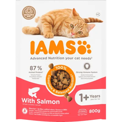 Iams Kattenvoer vitality adult met zalm