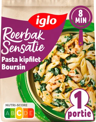 Iglo Roerbaksensatie Pasta met spinazie