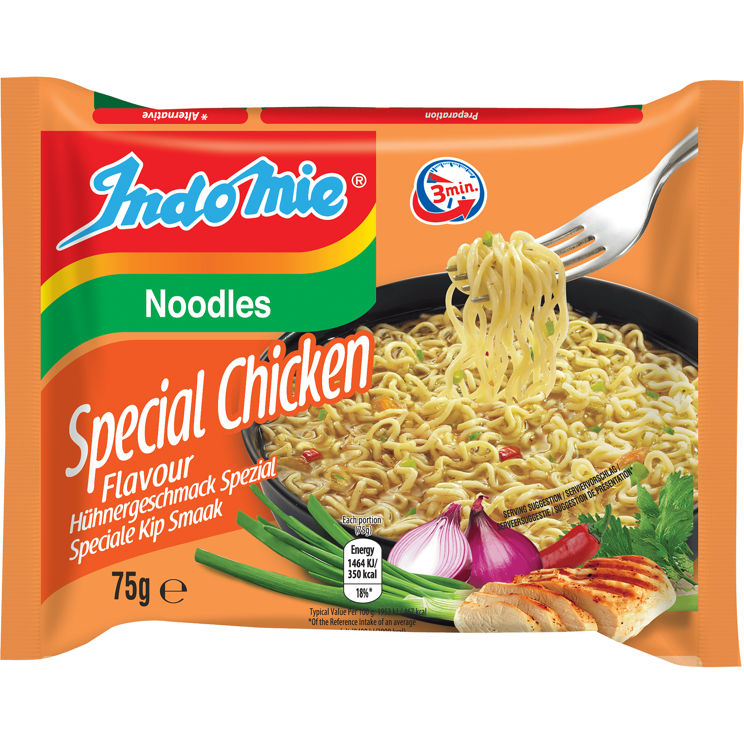 Indomie Instant Noedels Kip Speciaal&nbsp; Zak 75 g