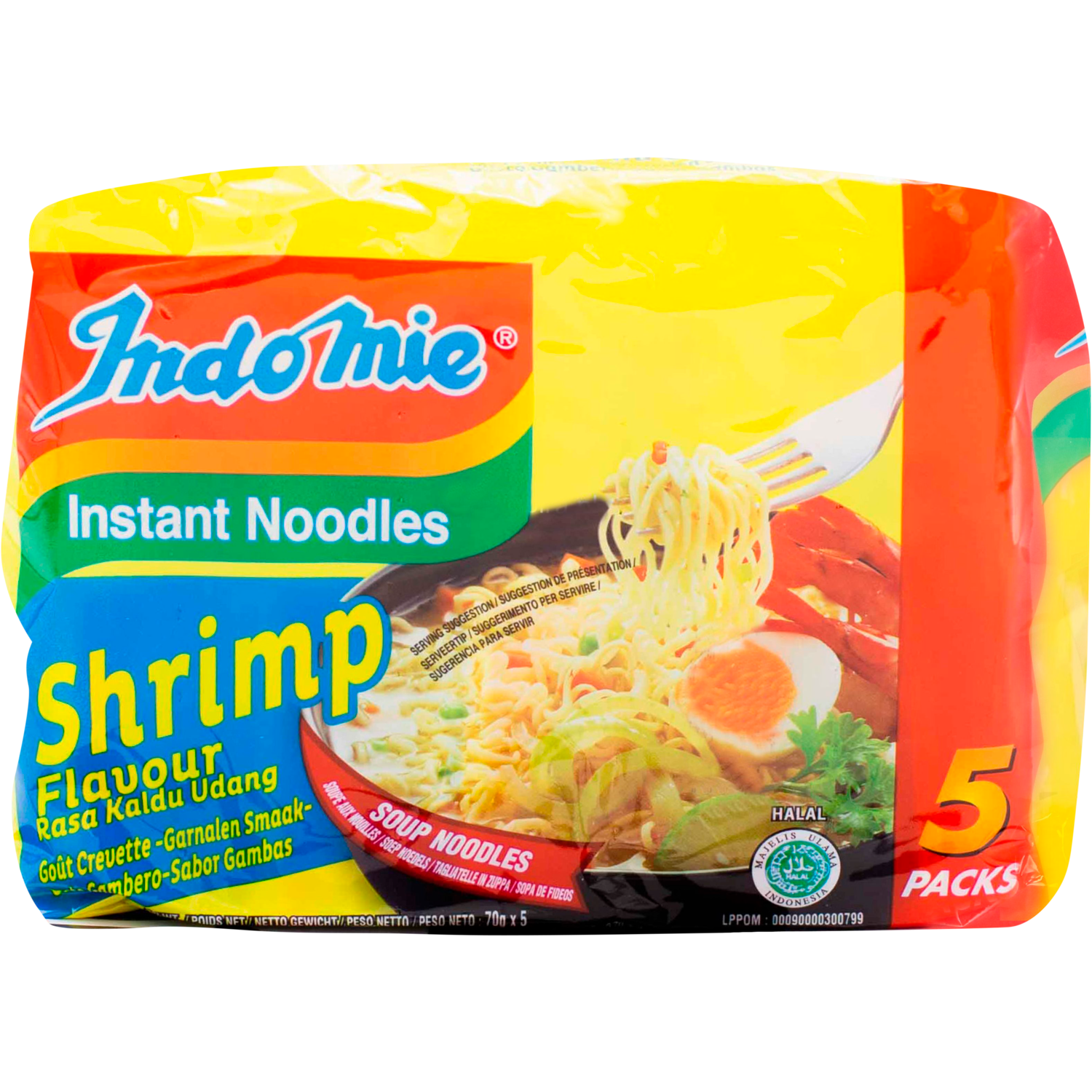 Indomie Noodles shrimp 5 stuks