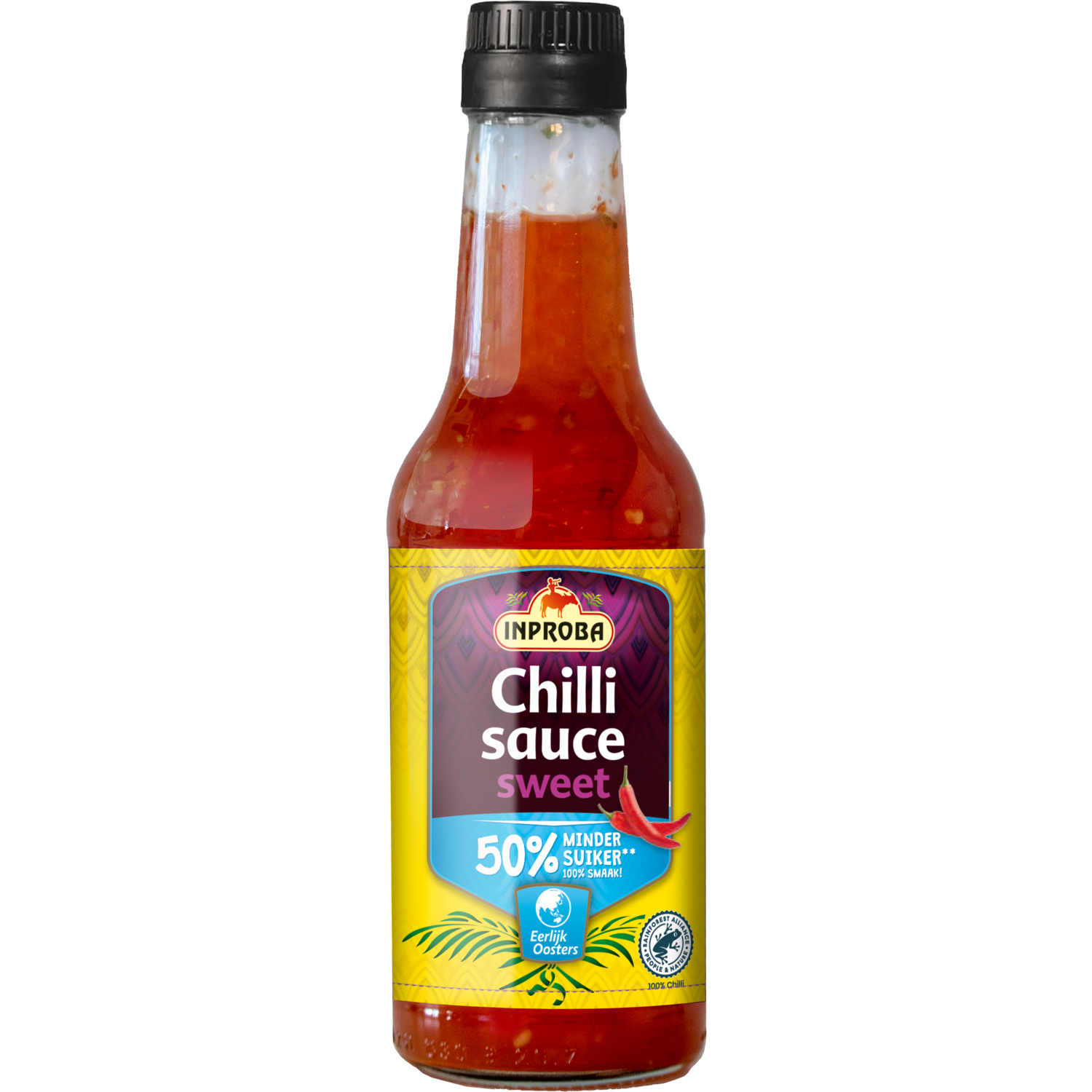 Inproba Chilisaus sweet 50% minder suiker