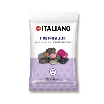 Italiano Fijne drop selectie Zak 140 g