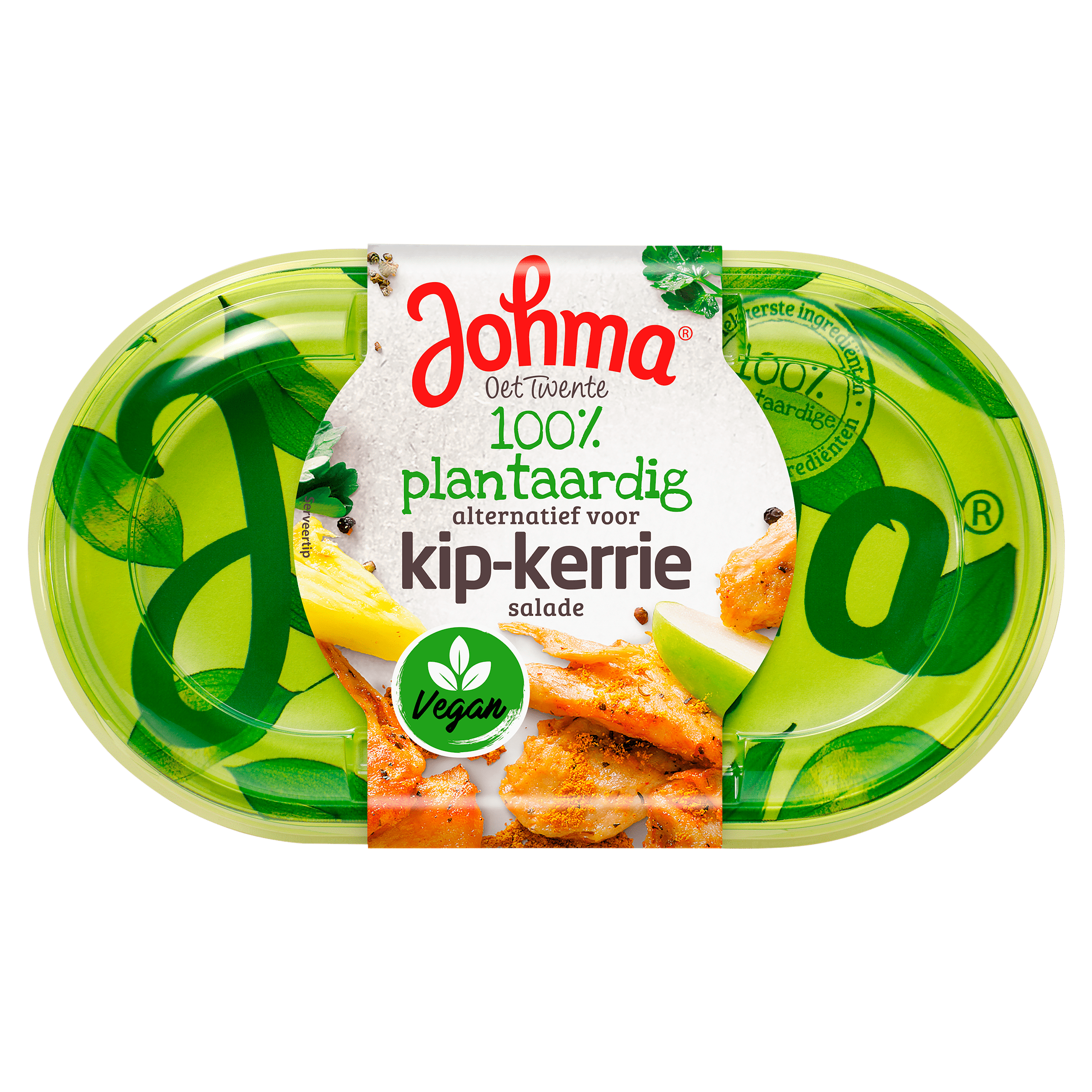 Johma 100% plantaardige kipkerrie salade Kuipje 175 g