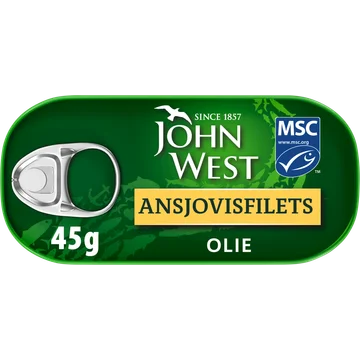 John West Ansjovis in Olie 45g