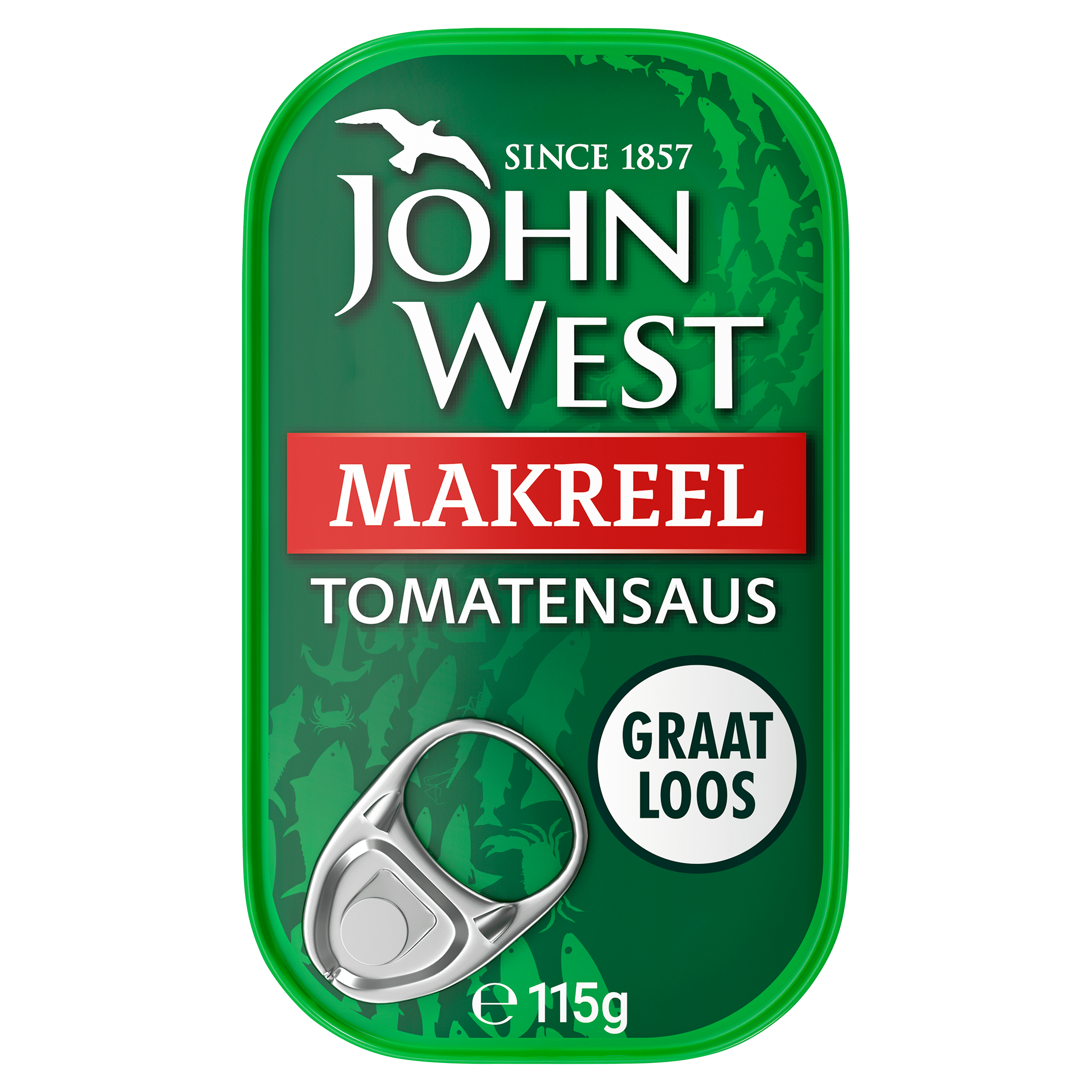 John West Makreel met tomaat Blik 115 g