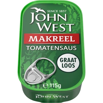 John West Makreel Tomatensaus 115g