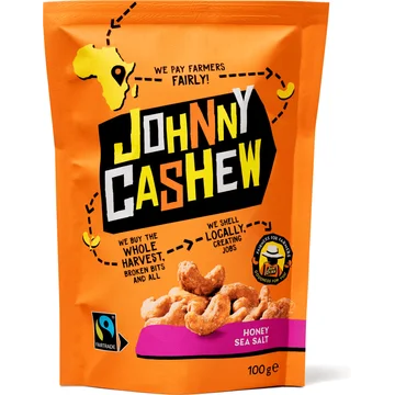Johnny Cashew Honey Sea Salt 100g
