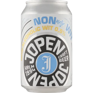 Jopen - Wit - Craft Beer - <0.5% Alcoholvrij - Blik - 330ML