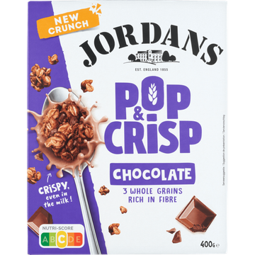 Jordans Pop & Crisp Chocolate 400 g