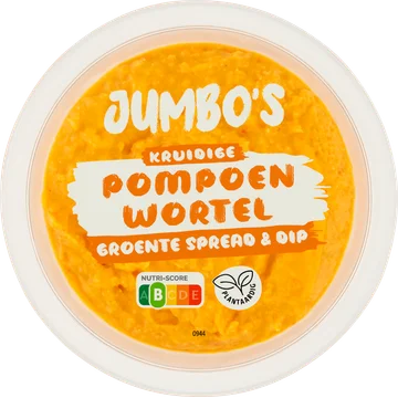 Jumbo's Kruidige Pompoen Wortel Groente Spread & Dip 150 g