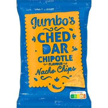Jumbo's Nacho Chips Sour Cream Jalapeño Smaak 150 g