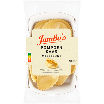 Jumbo's Verse Pasta Mezzelune Pompoen Kaas 250 g
