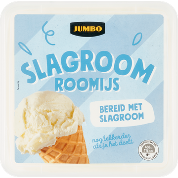 Jumbo Slagroom Roomijs 500 g