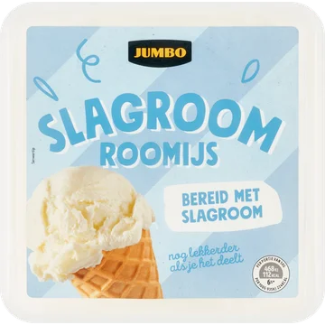 Jumbo Slagroom Roomijs 500 g