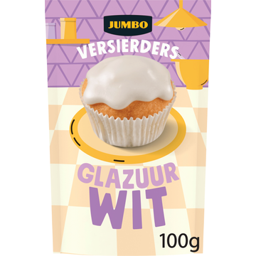 Jumbo Versierders Glazuur Wit 120 g