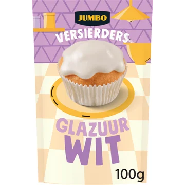 Jumbo Versierders Glazuur Wit 120 g