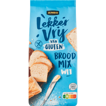 Jumbo Lekker Vrij van Gluten Broodmix Wit 450 g