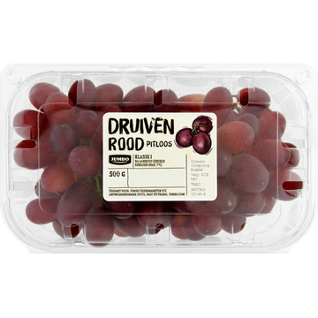 Jumbo Druiven Rood/Blauw Pitloos 500 g