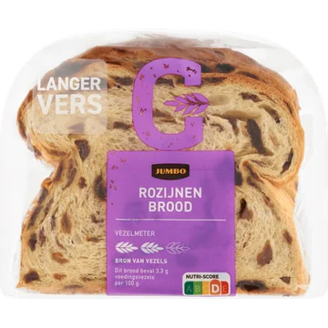 Jumbo - Rozijnenbrood - 500 g