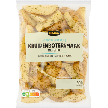 Jumbo Aardappelpartjes met Schil Kruidenboter 600 g