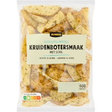 Jumbo Aardappelpartjes met Schil Kruidenboter 600 g