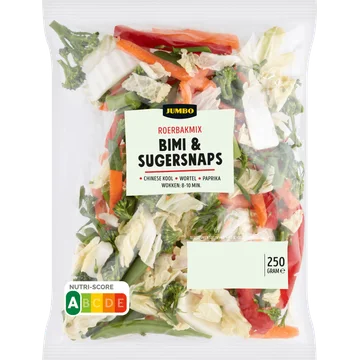 Jumbo Roerbakmix Bimi & Sugersnaps 250 g