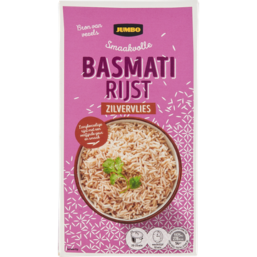 Jumbo Basmatirijst Zilvervlies 400 g