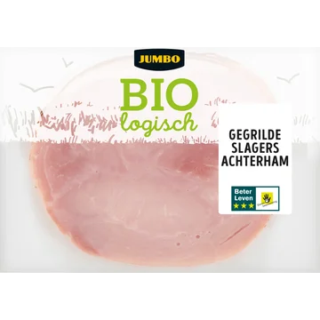 Jumbo Biologisch Gegrilde Slagers Achterham ca. 100 g
