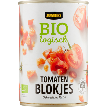Jumbo Biologisch Tomatenblokjes 400 g