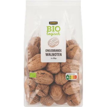 Jumbo Biologisch Ongebrande Walnoten in Dop 400g
