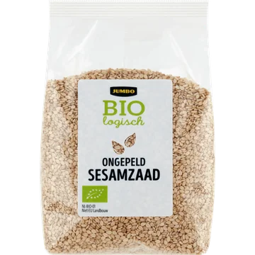 Jumbo Sesamzaad Biologisch Ongepeld 250g