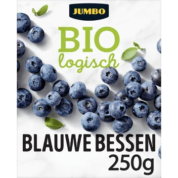 Jumbo Biologisch Blauwe Bessen 250 g