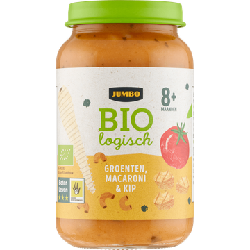 Jumbo Biologisch Babyvoeding Groenten, Macaroni & Kip 8+ Maanden 220 g