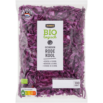 Jumbo Biologisch Gesneden Rode Kool 300g