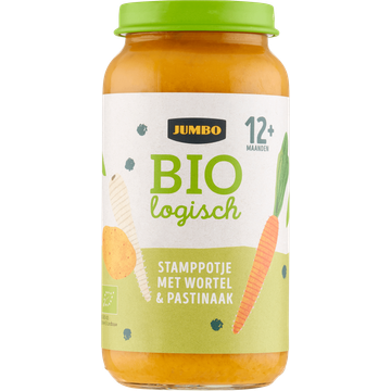 Jumbo Biologisch Babyvoeding Stamppotje met Wortel & Pastinaak 12+ Maanden 250 g