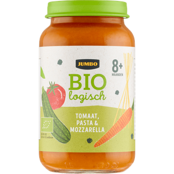Jumbo Biologisch Babyvoeding Tomaat, Pasta & Mozzarella 8+ Maanden 220 g