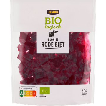 Jumbo Biologisch Blokjes Rode Biet 200 g