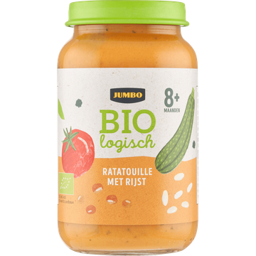 Jumbo Babyvoeding Biologisch Ratatouille met Rijst 8+ Maanden 220 g