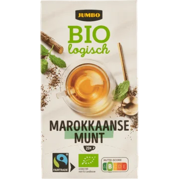 Jumbo Biologisch Marokkaanse Munt 20 Stuks 30 g