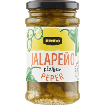 Jumbo Jalapeño Peper Plakjes 225 g