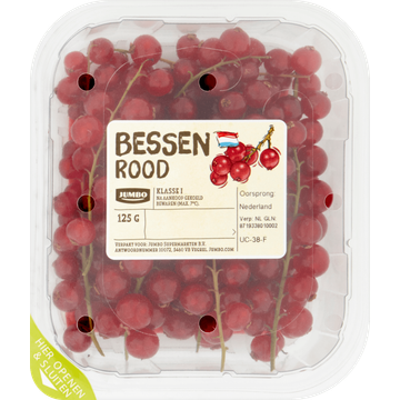 Jumbo Bessen Rood 125g