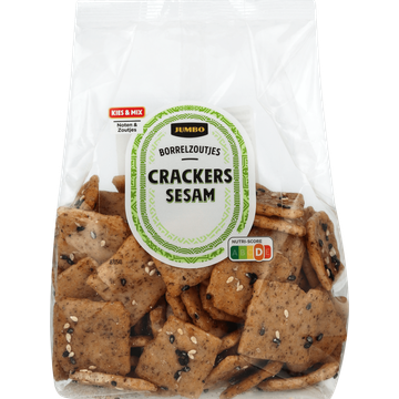 Jumbo Borrelzoutjes Crackers Sesam 135 g