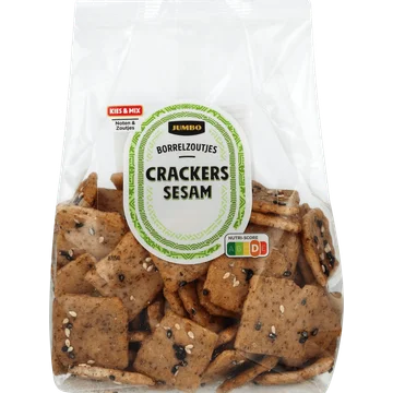 Jumbo Borrelzoutjes Crackers Sesam 135 g