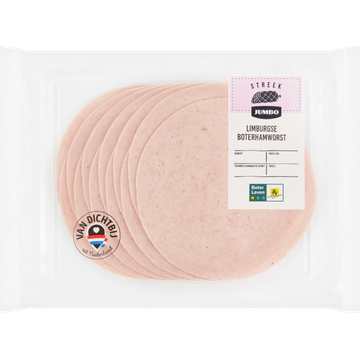 Jumbo Limburgse Boterhamworst ca. 120 g