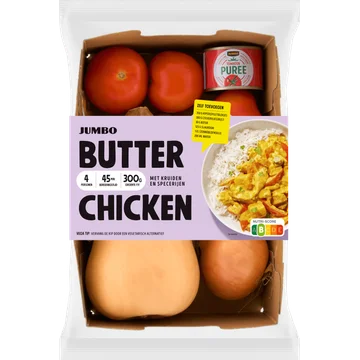 Jumbo Butter Chicken Verspakket 4 Personen
