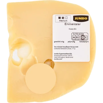 Jumbo Emmentaler Kaas 45+ ca. 120g