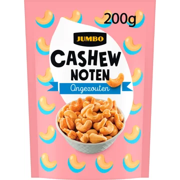Jumbo Cashewnoten Ongezouten 200 g