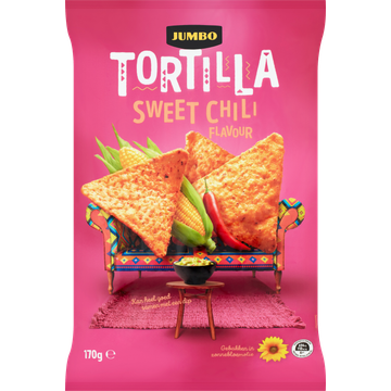 Jumbo Tortilla Sweet Chili Chips 170 g